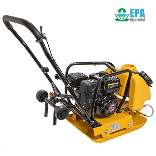 Stark 6.5HP Water Tank Gasoline Vibratory Compactor + Gas Tamper Jumping Jack Landscapes Asphalt Construction Equipment COMBO EPA CARB