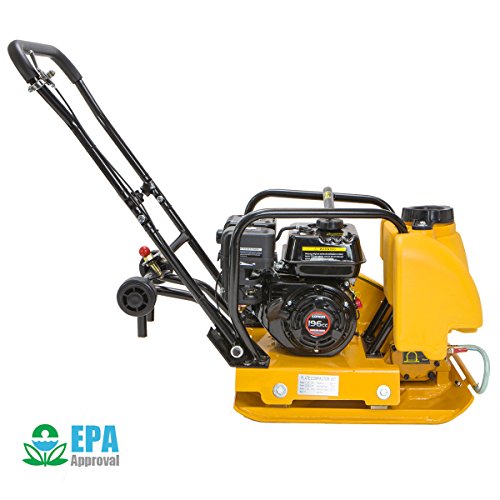 Stark 6.5HP Water Tank Gasoline Vibratory Compactor + Gas Tamper Jumping Jack Landscapes Asphalt Construction Equipment COMBO EPA CARB