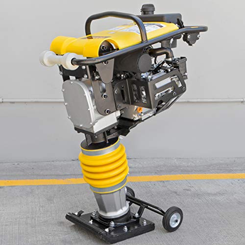 Stark 6.5HP Water Tank Gasoline Vibratory Compactor + Gas Tamper Jumping Jack Landscapes Asphalt Construction Equipment COMBO EPA CARB